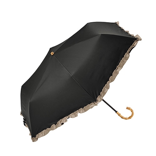 PUバイカラーフリルミニ傘(晴雨兼用)