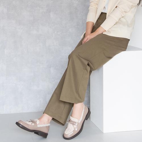 マテリアルコンビインナーファーローファー