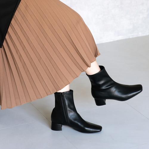 プレーンストレッチショートブーツ