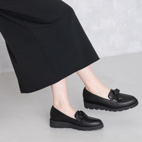 ノットリボントリミングローファー