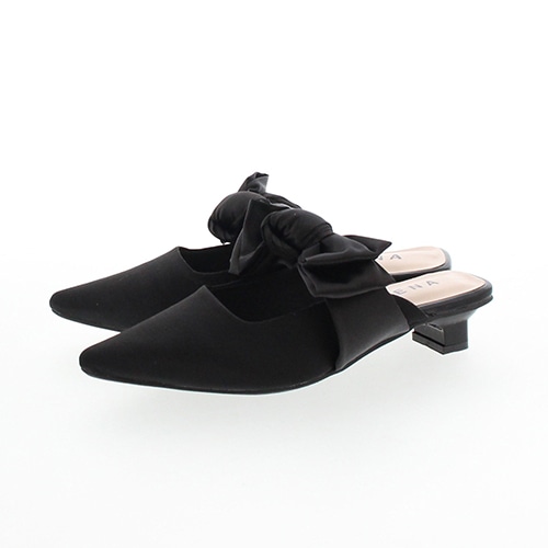 【JB selection】ボリュームリボンミュールサンダル