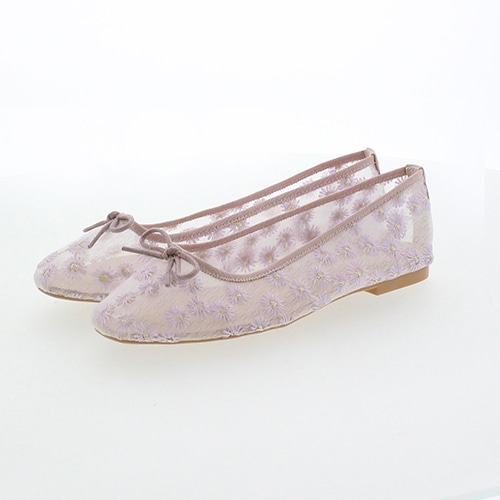 【JB selection】シアーチュールスクエアバレエシューズ