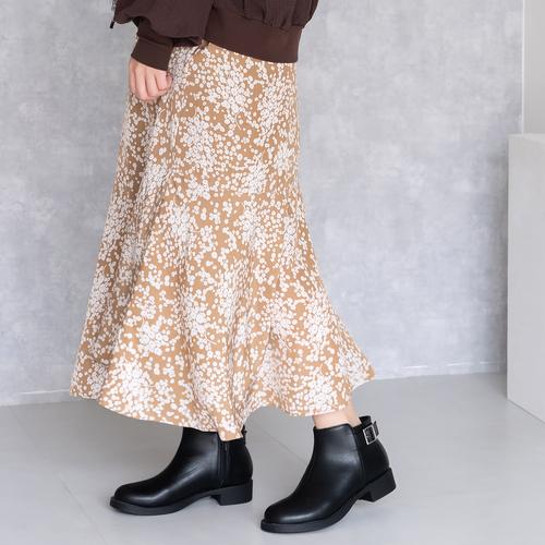 サイドベルトショートブーツ