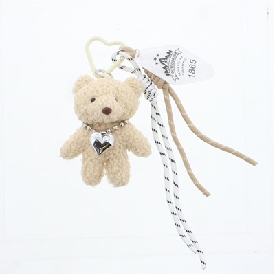 ハートカラビナベアチャーム