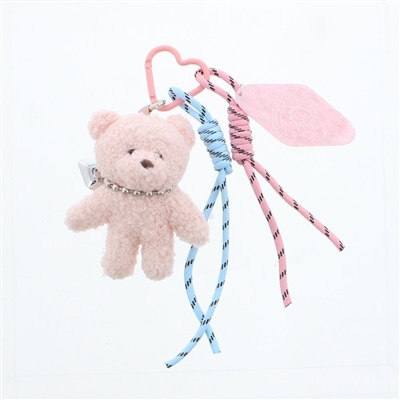 ハートカラビナベアチャーム