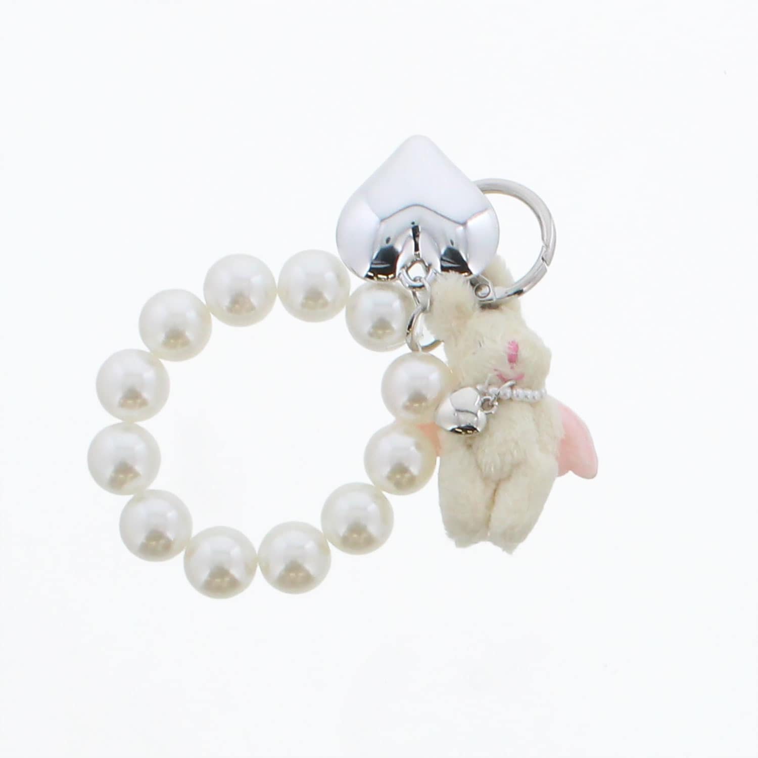 パールハートアニマルチャーム