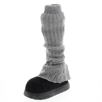 レーシーニットレッグウォーマー