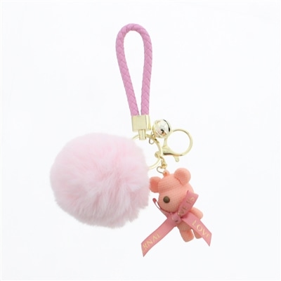 ポンポンファーベアチャーム