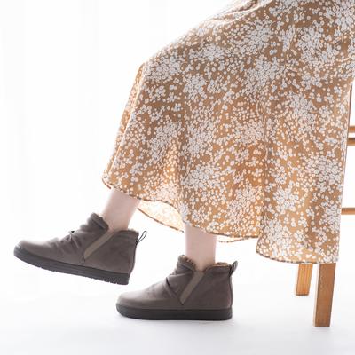 インナーファースエードサイドゴアショートブーツ